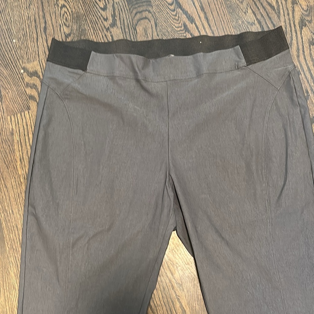 Simply Vera stretch cropped pants grey size 22 women - Picture 2 of 5